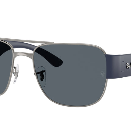 Ray-Ban RB3756 Square Sunglasses  004/R5-Gunmetal 59-140-18 - Color Map Grey