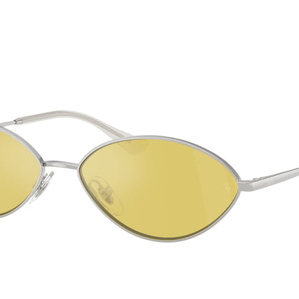 Ray-Ban KAI RB3757 Oval Sunglasses  003/6D-Silver 59-145-15 - Color Map Silver