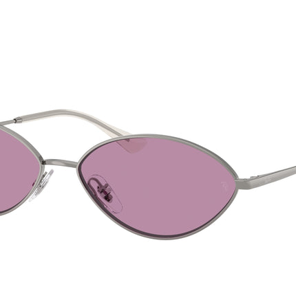 Ray-Ban KAI RB3757 Oval Sunglasses  004/69-Gunmetal 59-145-15 - Color Map Grey