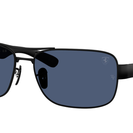 Ray-Ban RB3763M Square Sunglasses  F11980-Matte Black 64-135-17 - Color Map Black