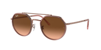 Ray-Ban RB3765 Irregular Sunglasses  9069A5-Copper 53-145-22 - Color Map Copper