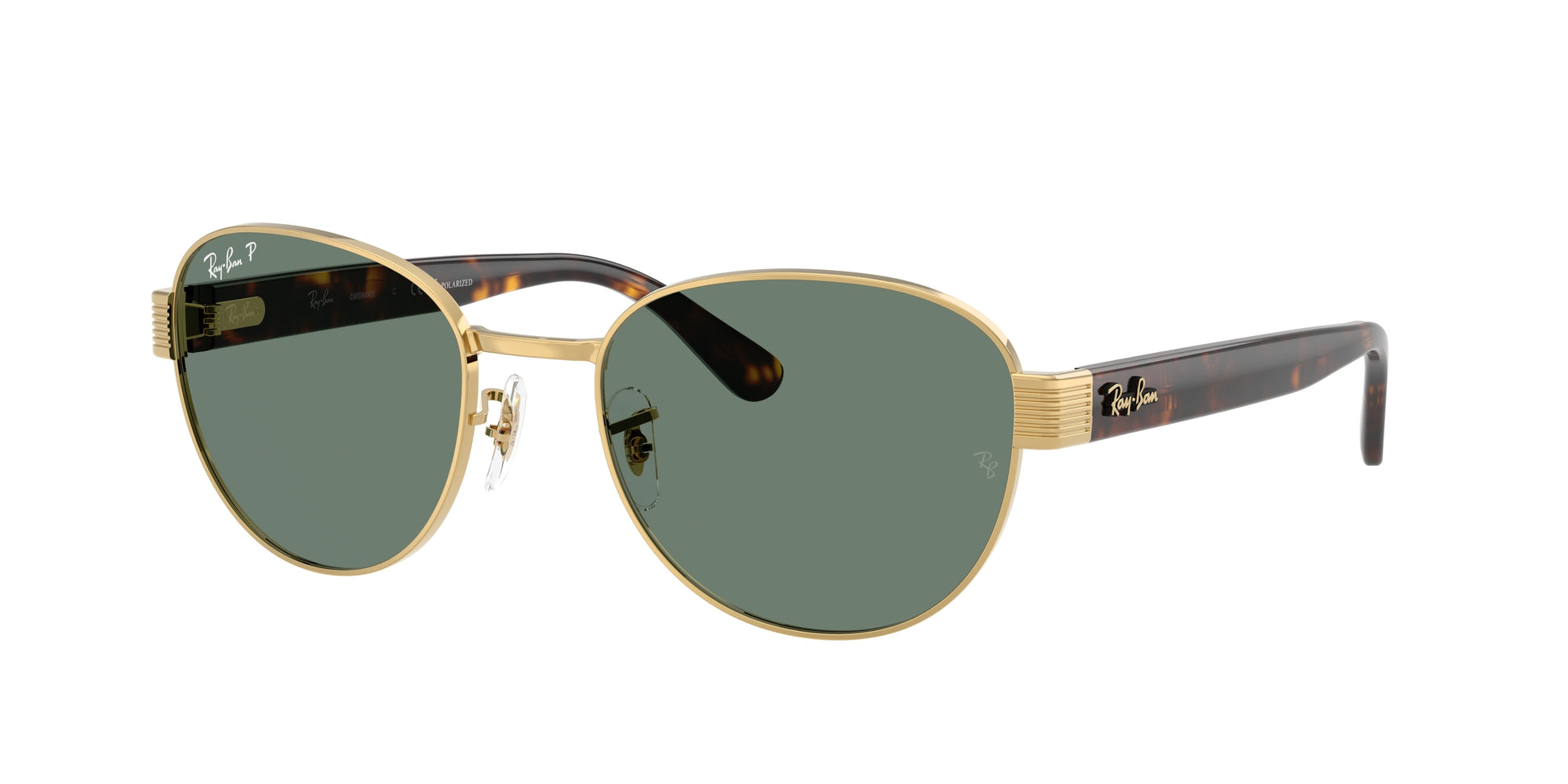 Ray-Ban RB3766CH Square Sunglasses  001/O9-Arista Gold 56-145-20 - Color Map Gold