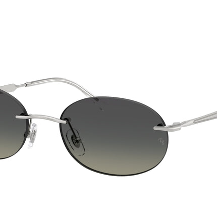 Ray-Ban RB3767 Oval Sunglasses  003/11-Silver 54-145-18 - Color Map Silver
