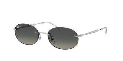 Ray-Ban RB3767 Oval Sunglasses  003/11-Silver 54-145-18 - Color Map Silver