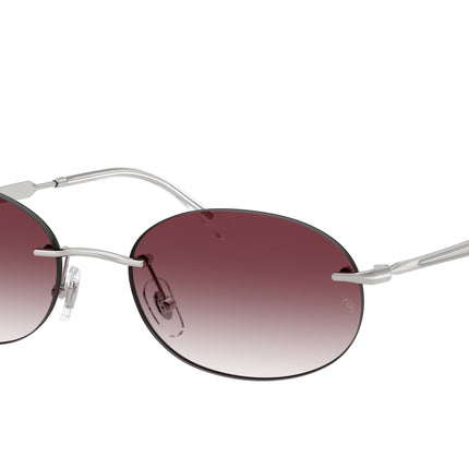 Ray-Ban RB3767 Oval Sunglasses  003/8H-Silver 54-145-18 - Color Map Silver