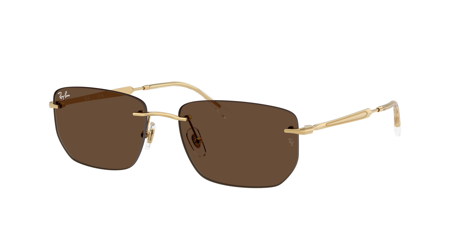 Ray-Ban RB3768 Irregular Sunglasses  001/73-Arista Gold 56-145-17 - Color Map Gold