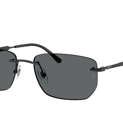 Ray-Ban RB3768 Irregular Sunglasses  002/81-Black 56-145-17 - Color Map Black