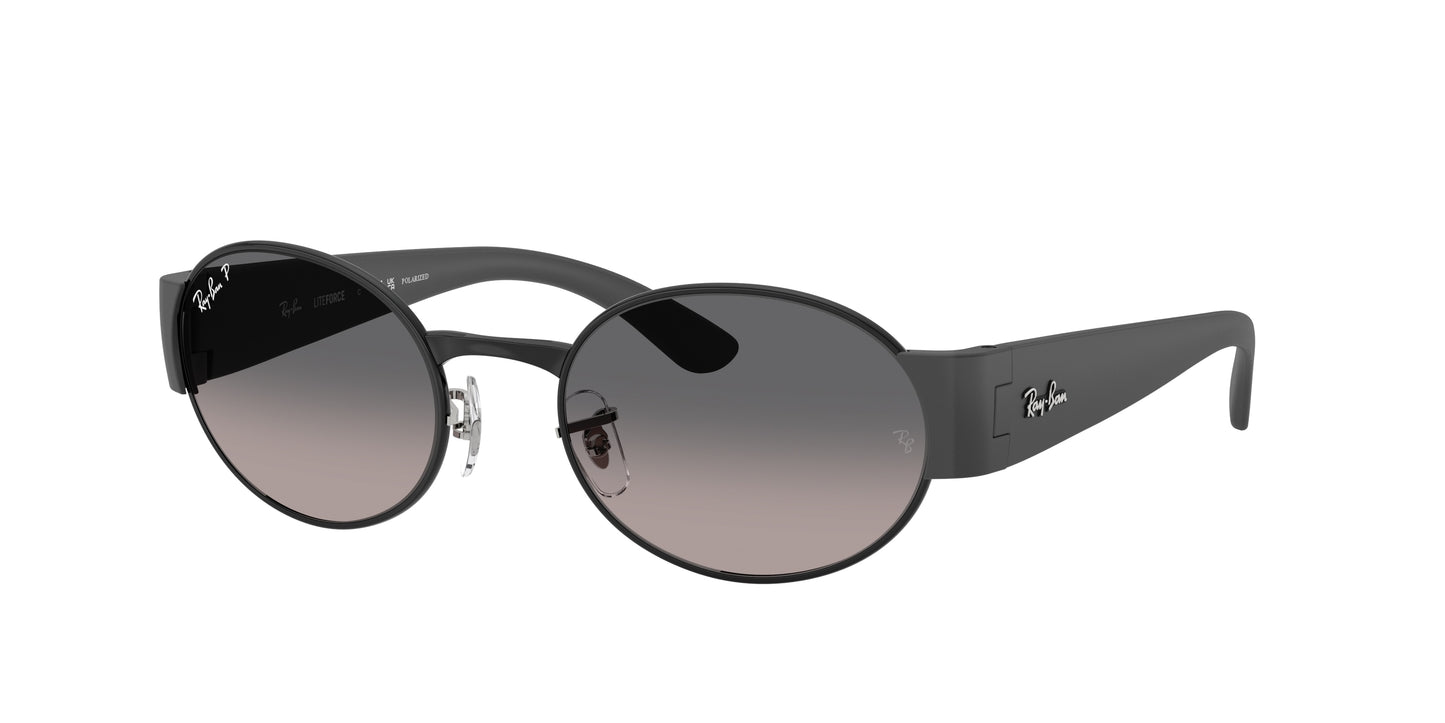 Ray-Ban RB3770 Oval Sunglasses  002/M3-Black 54-140-20 - Color Map Black