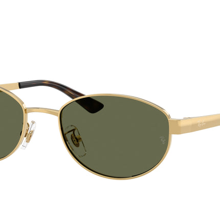 Ray-Ban RB3774D Oval Sunglasses  001/9A-Arista Gold 55-145-19 - Color Map Gold