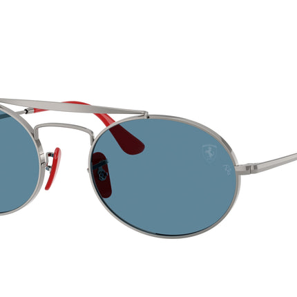 Ray-Ban RB3775M Oval Sunglasses  F001S2-Gunmetal 54-140-20 - Color Map Grey