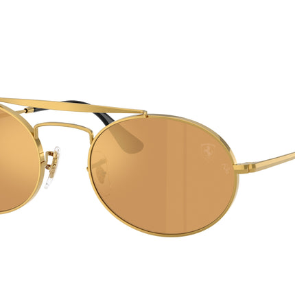 Ray-Ban RB3775M Oval Sunglasses  F133W4-Legend Gold 54-140-20 - Color Map Gold