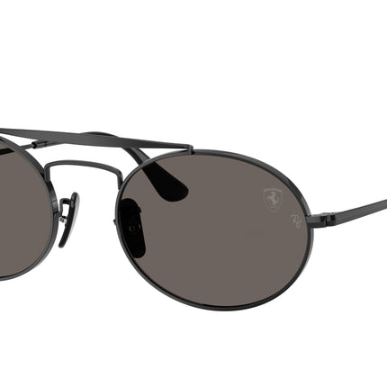 Ray-Ban RB3775M Oval Sunglasses  F134B1-Black 54-140-20 - Color Map Black