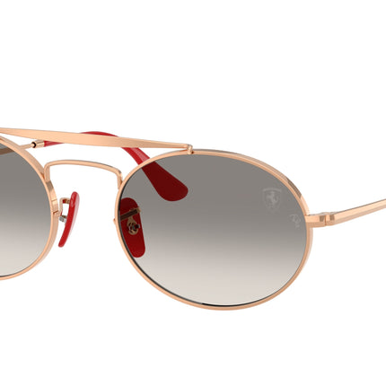 Ray-Ban RB3775M Oval Sunglasses  F13532-Rose Gold 54-140-20 - Color Map Gold