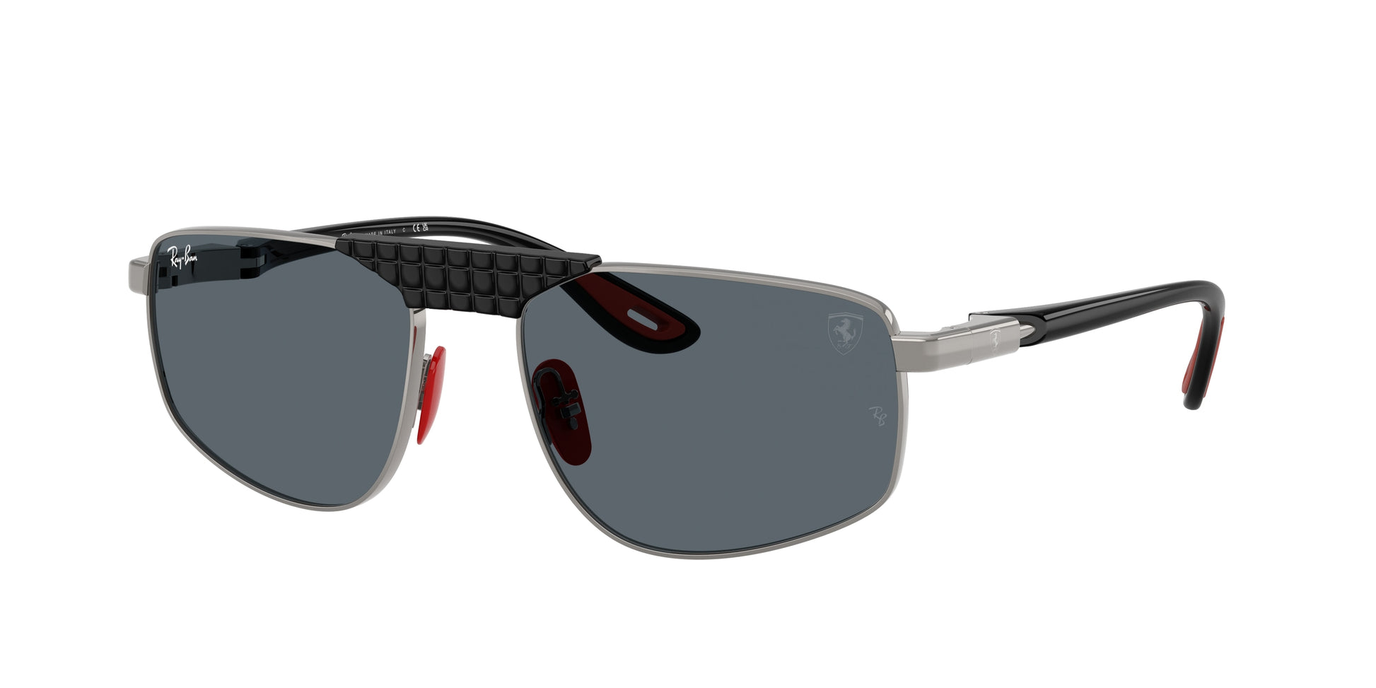 Ray-Ban RB3776M Irregular Sunglasses  F001R5-Gunmetal 58-145-18 - Color Map Grey