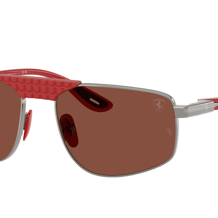 Ray-Ban RB3776M Irregular Sunglasses  F126C5-Gunmetal 58-145-18 - Color Map Grey