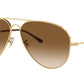 Ray-Ban OLD AVIATOR RB3825 Pilot Sunglasses  001/51-Gold 62-145-14 - Color Map Gold