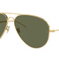 Ray-Ban OLD AVIATOR RB3825 Pilot Sunglasses  001/58-Gold 62-145-14 - Color Map Gold