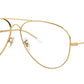 Ray-Ban OLD AVIATOR RB3825 Pilot Sunglasses  001/GG-Gold 62-145-14 - Color Map Gold