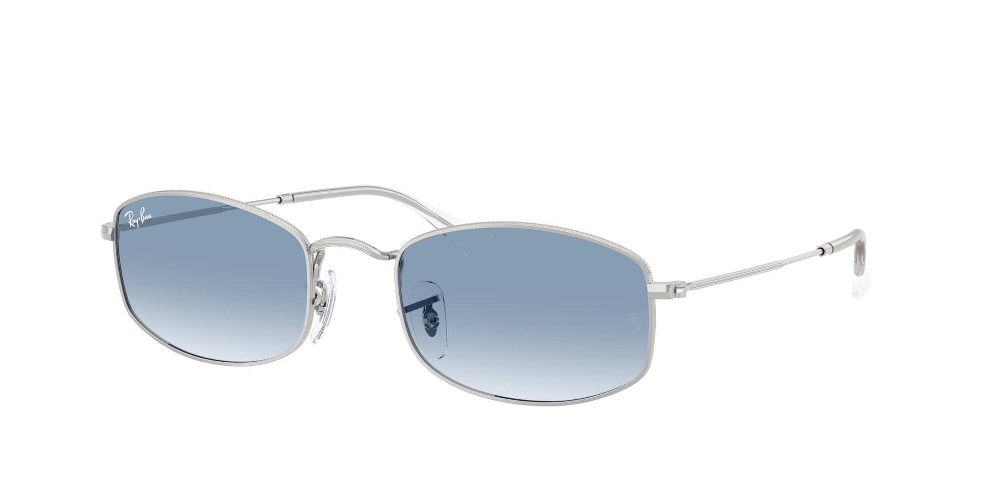 Ray-Ban RB3832 Irregular Sunglasses  003/3F-Silver 55-145-21 - Color Map Silver