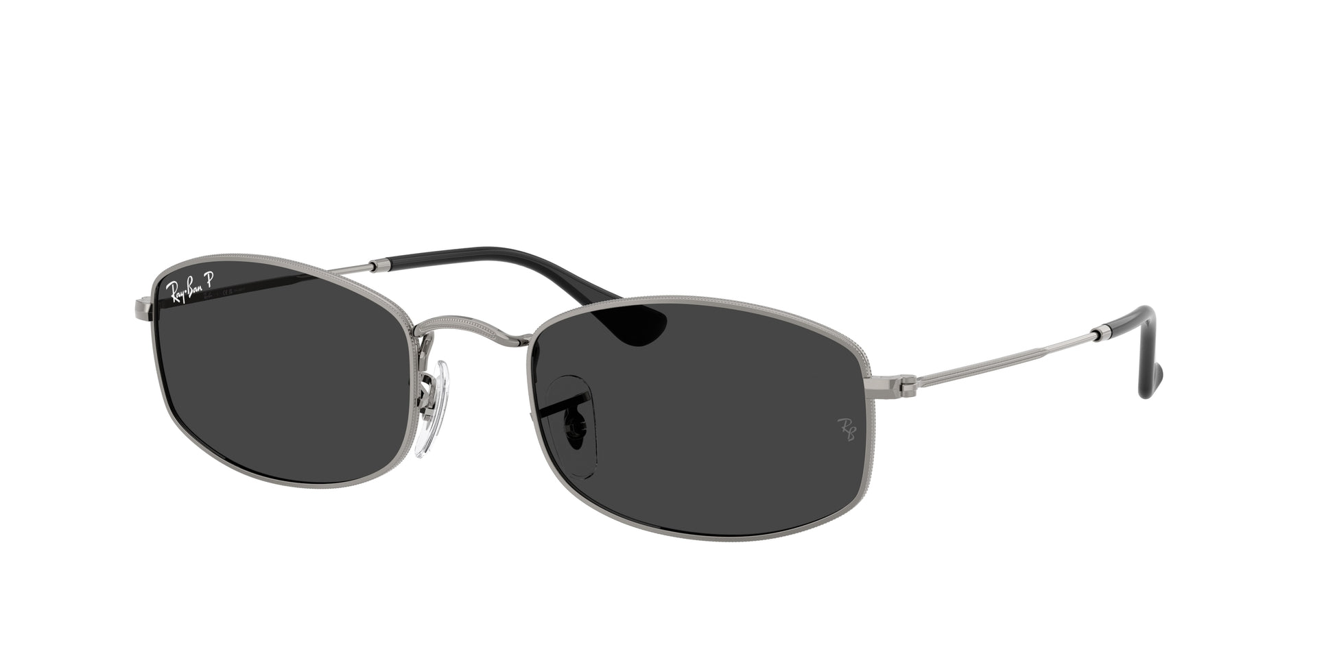 Ray-Ban RB3832 Irregular Sunglasses  004/48-Gunmetal 55-145-21 - Color Map Grey