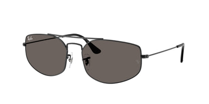 Ray-Ban EXPLORER 5 RB3845 Irregular Sunglasses  002/B1-Black 60-140-17 - Color Map Black