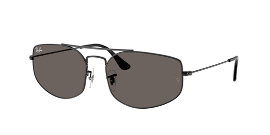 Ray-Ban EXPLORER 5 RB3845 Irregular Sunglasses  002/B1-Black 60-140-17 - Color Map Black