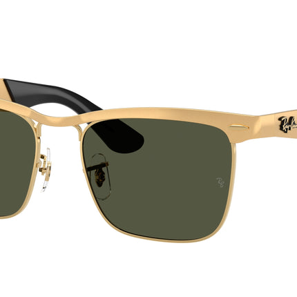 Ray-Ban WAYFARER DELUXE RB3875 Square Sunglasses  927633-Sandblasted Legend Gold 56-145-18 - Color Map Gold