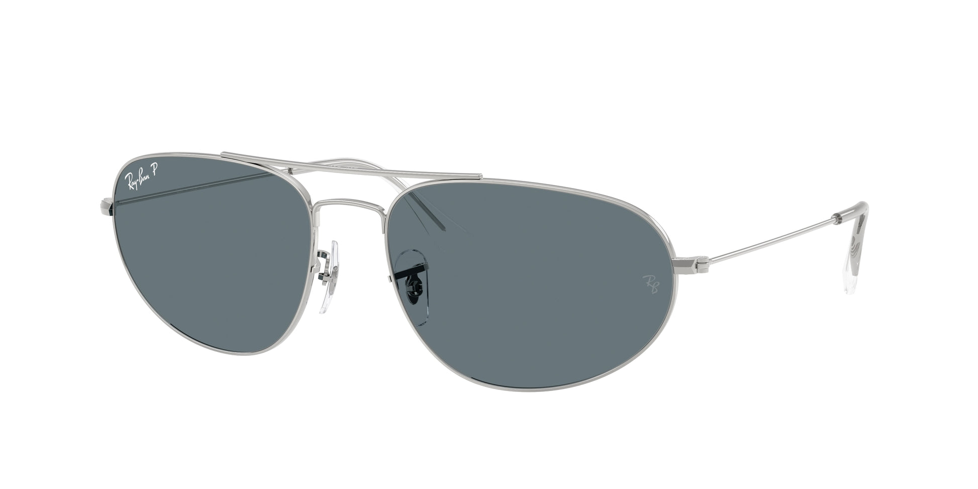Ray-Ban RB3945 Irregular Sunglasses  003/3R-Silver 62-140-18 - Color Map Silver