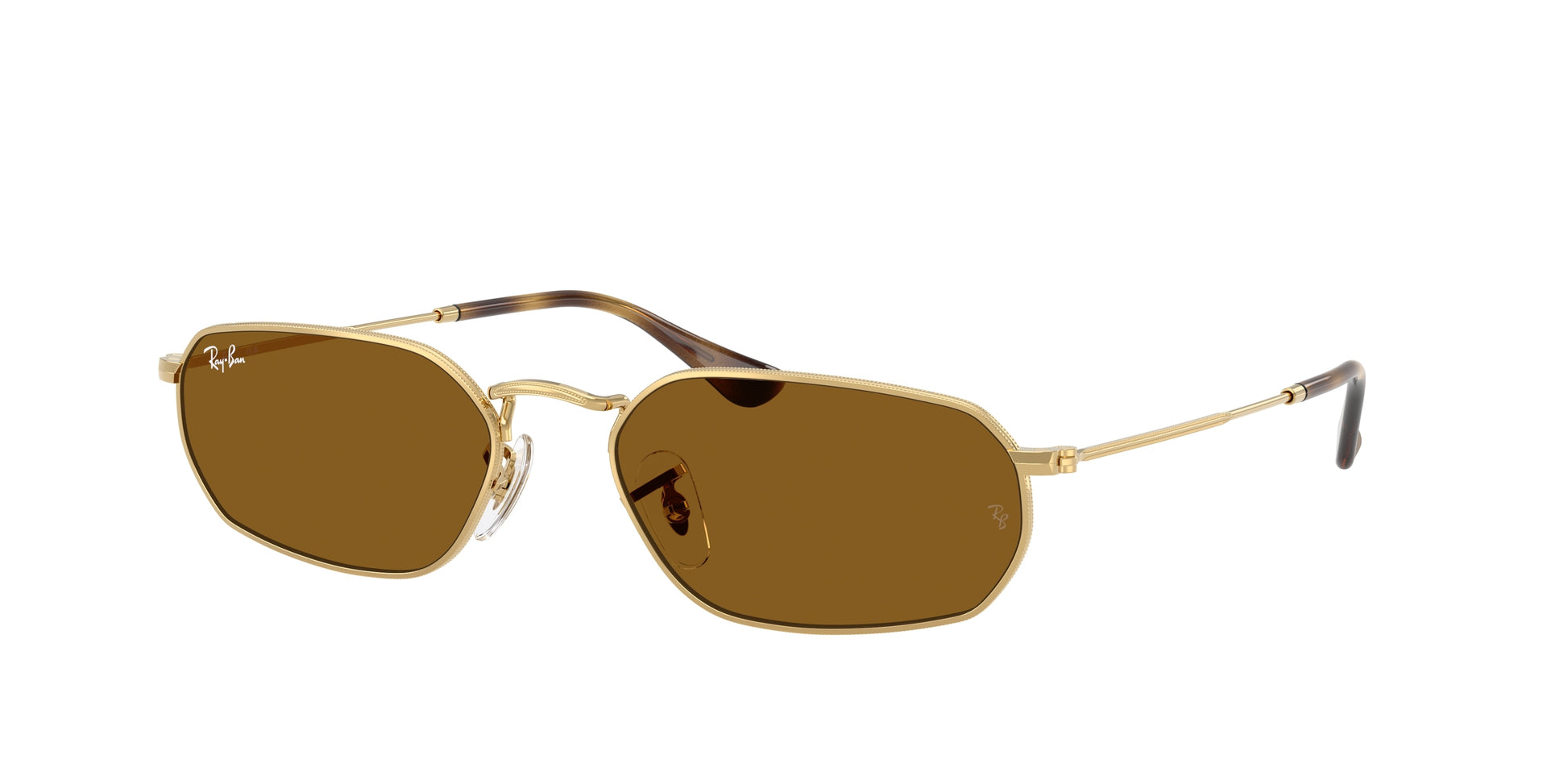 Ray-Ban RB3947 Irregular Sunglasses  001/33-Arista Gold 57-145-18 - Color Map Gold