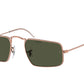 Ray-Ban JULIE RB3957 Rectangle Sunglasses  920231-Rose Gold 49-145-20 - Color Map Gold