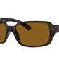 Ray-Ban RB4068 Square Sunglasses  642/33-Havana 60-130-17 - Color Map Tortoise