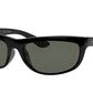 Ray-Ban BALORAMA RB4089 Rectangle Sunglasses  601/58-Black 61-135-19 - Color Map Black