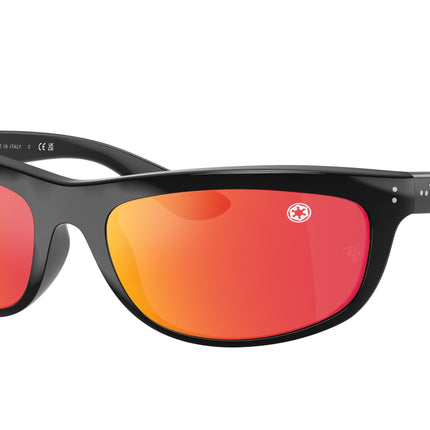 Ray-Ban BALORAMA RB4089 Rectangle Sunglasses  68711D-Black 61-135-19 - Color Map Black