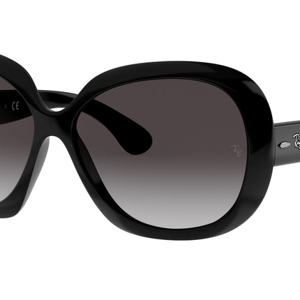 Ray-Ban JACKIE OHH II RB4098 Butterfly Sunglasses  601/8G-Black 60-135-14 - Color Map Black