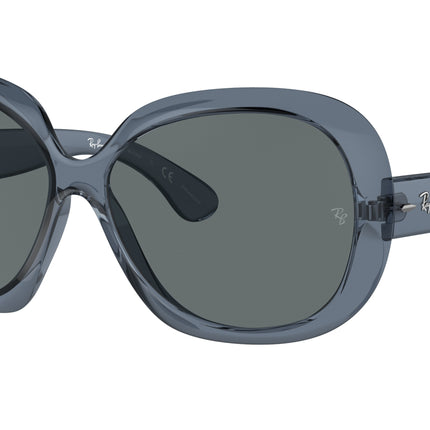 Ray-Ban JACKIE OHH II RB4098 Butterfly Sunglasses  659281-Transparent Blue 60-135-14 - Color Map Blue