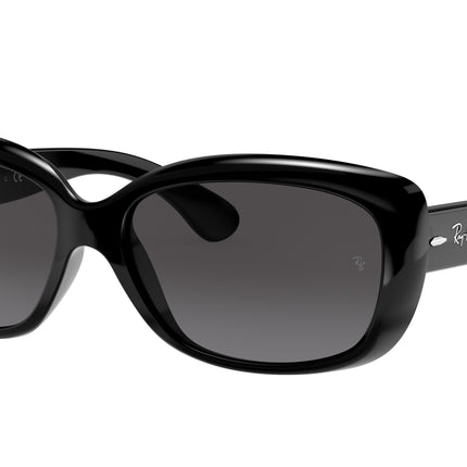 Ray-Ban JACKIE OHH RB4101 Butterfly Sunglasses  601/T3-Black 57-135-17 - Color Map Black