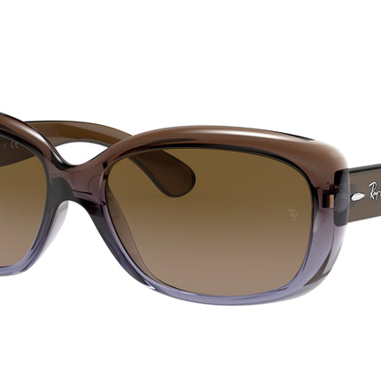 Ray-Ban JACKIE OHH RB4101 Butterfly Sunglasses  860/51-Brown 57-135-17 - Color Map Brown