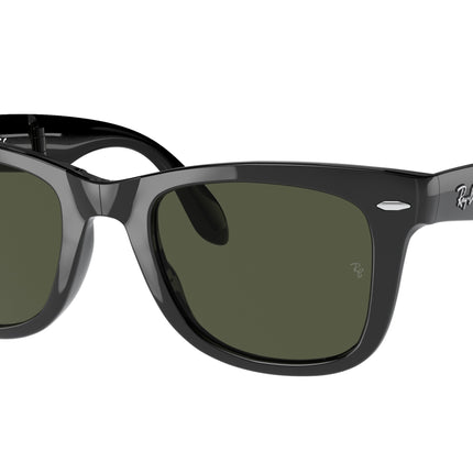 Ray-Ban FOLDING WAYFARER RB4105 Square Sunglasses  601-Black 55-140-20 - Color Map Black