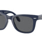 Ray-Ban FOLDING WAYFARER RB4105 Square Sunglasses  6197B1-Blue 51-140-22 - Color Map Blue
