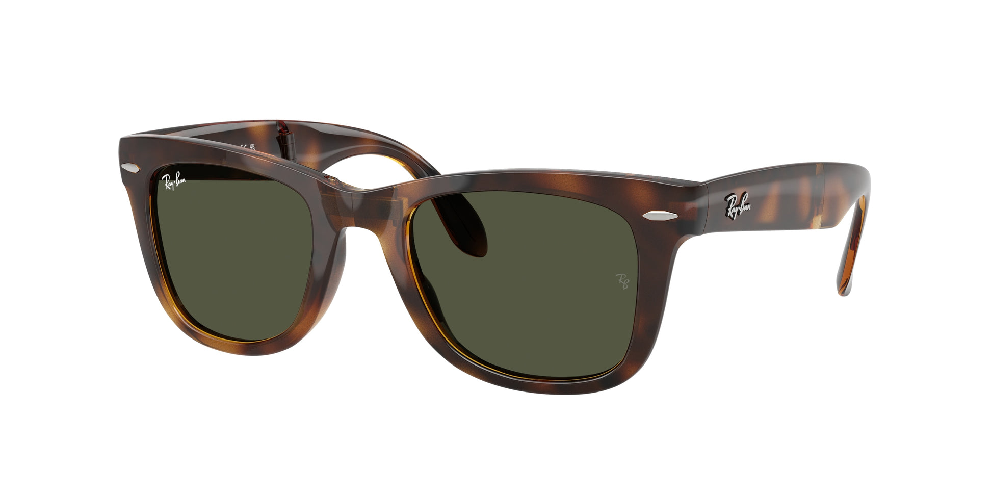 Ray-Ban FOLDING WAYFARER RB4105 Square Sunglasses  710/31-Havana 51-140-22 - Color Map Tortoise