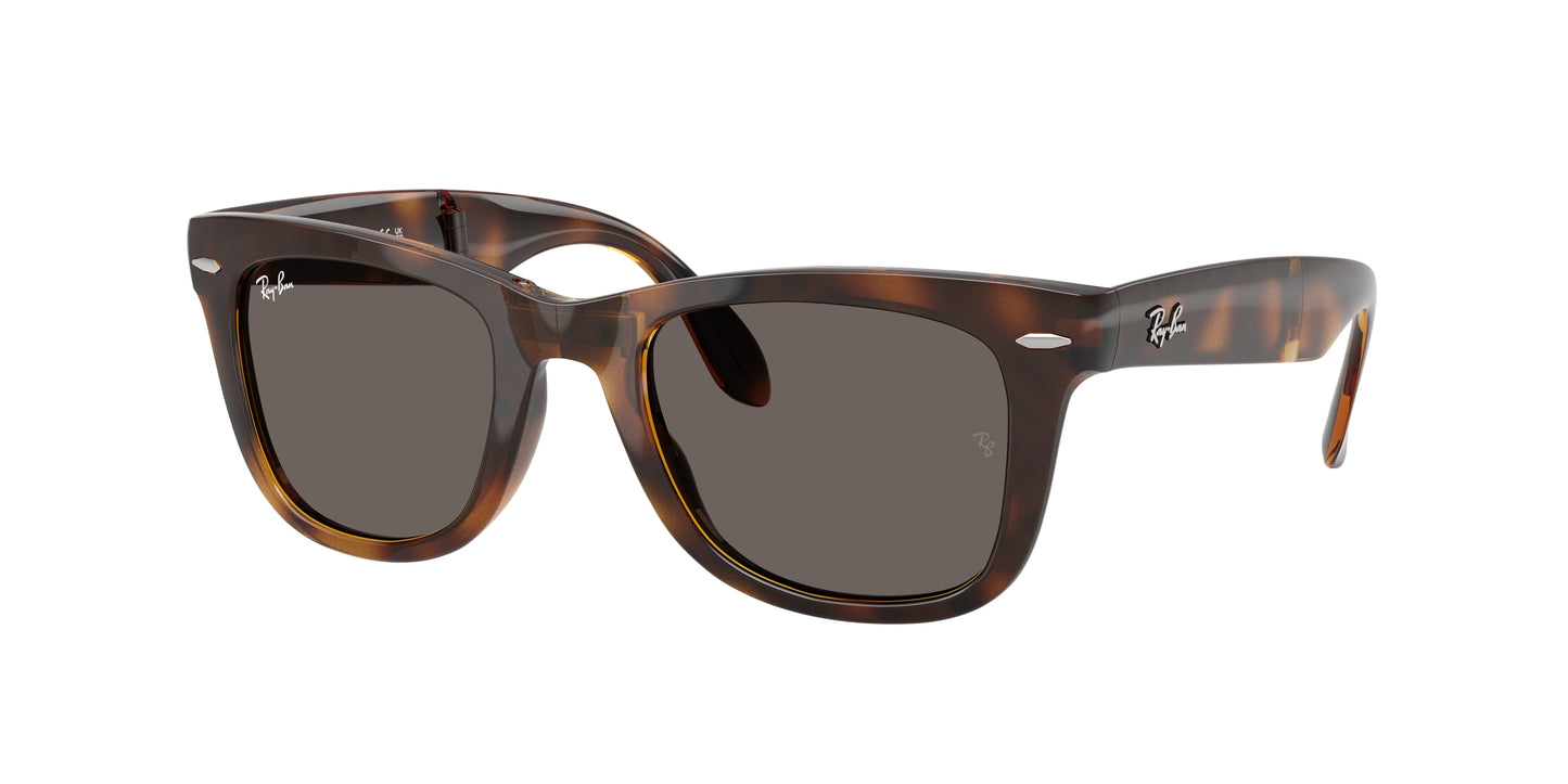 Ray-Ban FOLDING WAYFARER RB4105 Square Sunglasses  710/B1-Havana 51-140-22 - Color Map Tortoise