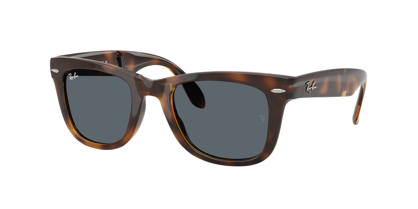 Ray-Ban FOLDING WAYFARER RB4105 Square Sunglasses  710/R5-Havana 51-140-22 - Color Map Tortoise