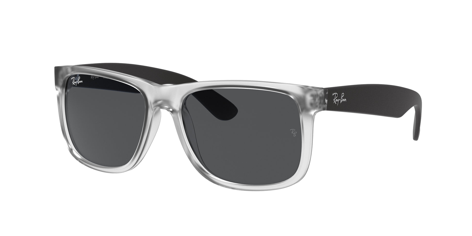 Ray-Ban JUSTIN RB4165 Square Sunglasses  651287-Transparent 54-145-16 - Color Map Transparent