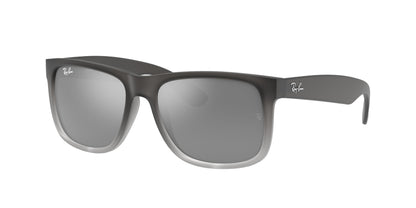 Ray-Ban JUSTIN RB4165 Square Sunglasses  852/88-Grey 54-145-16 - Color Map Grey