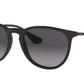 Ray-Ban ERIKA RB4171F Phantos Sunglasses  622/8G-Black 57-145-18 - Color Map Black