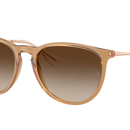 Ray-Ban ERIKA RB4171F Phantos Sunglasses  681413-Rubber Beige 57-145-18 - Color Map Brown