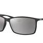 Ray-Ban LITEFORCE RB4179 Square Sunglasses  601S82-Black 61-140-13 - Color Map Black