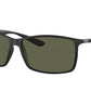 Ray-Ban LITEFORCE RB4179 Square Sunglasses  601S9A-Black 61-140-13 - Color Map Black