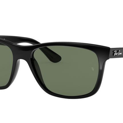 Ray-Ban RB4181 Square Sunglasses  601-Black 57-145-16 - Color Map Black