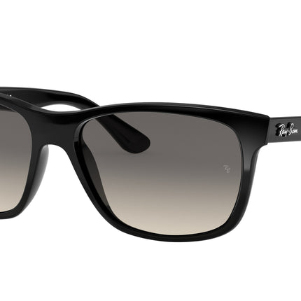 Ray-Ban RB4181 Square Sunglasses  601/71-Black 57-145-16 - Color Map Black